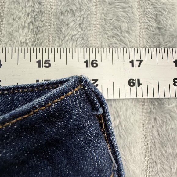 Levis 545 Jeans Womens 10 Low Boot Cut Stretch Blue Denim Western Pockets 32x29 - Picture 6 of 10